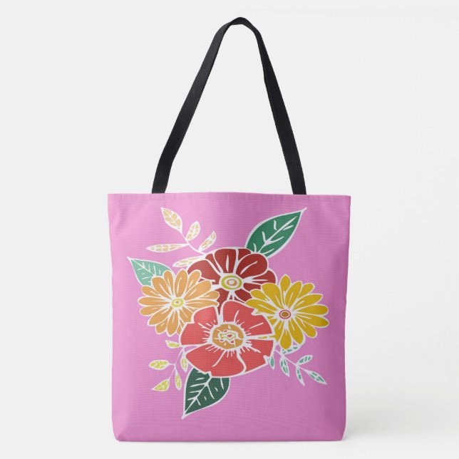 Flower Power #9 Tote Bag (Front)