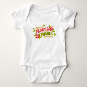 Flower Power Baby Bodysuit