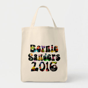 Flower Power Bernie Sanders 2016 Tote Bag