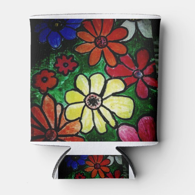 flower power  bloom can cooler (Front)