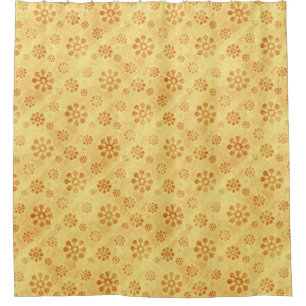 Flower Power Blooms yellow + your ideas Shower Curtain