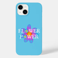 Flower Power Blue Case-Mate iPhone Case