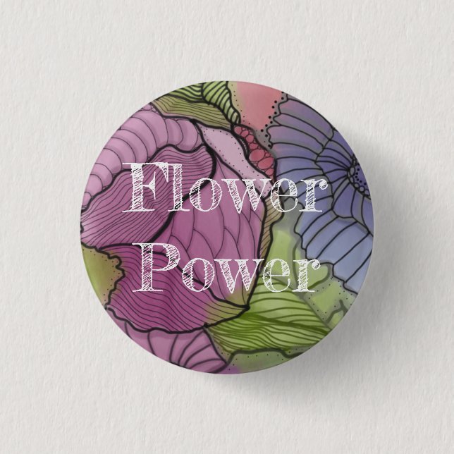 Flower Power button (Front)