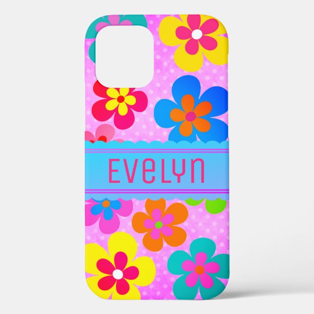 Flower Power Case-Mate iPhone Case (Back)