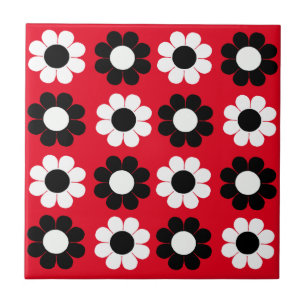 Flower Power Ceramic Tile