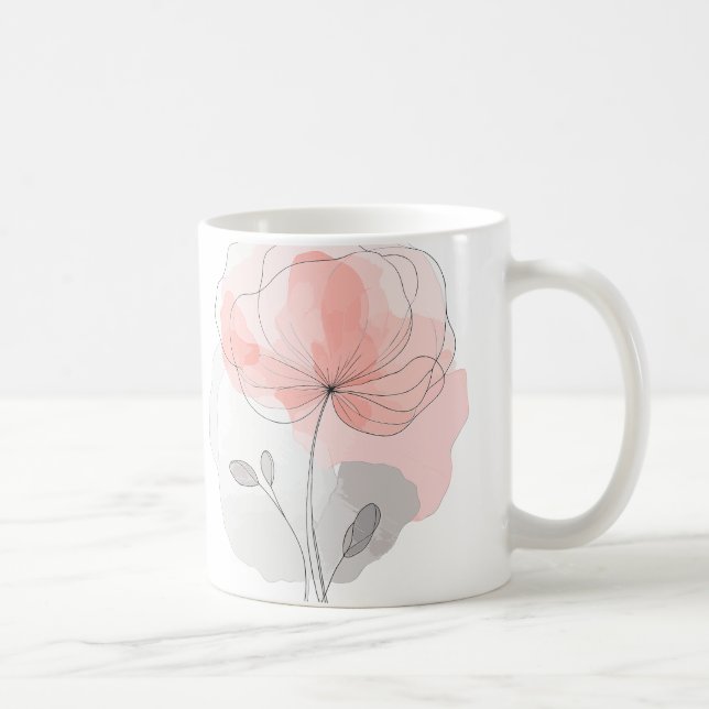 flower power coffee mug (Right)