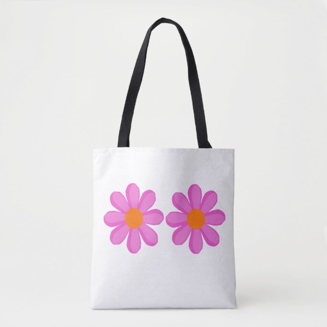 Flower Power cute  Tote Bag (Front)