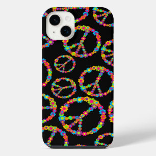 Flower Power Daisy Peace iPhone 14 Plus Case