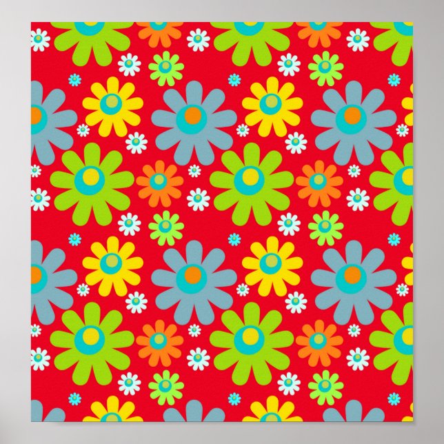 Flower Power Deco Poster (Front)