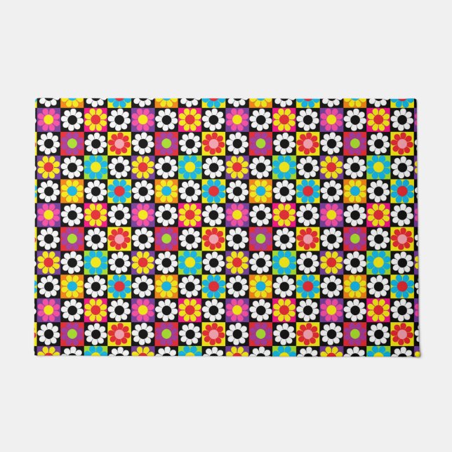 Flower Power Doormat (Front)