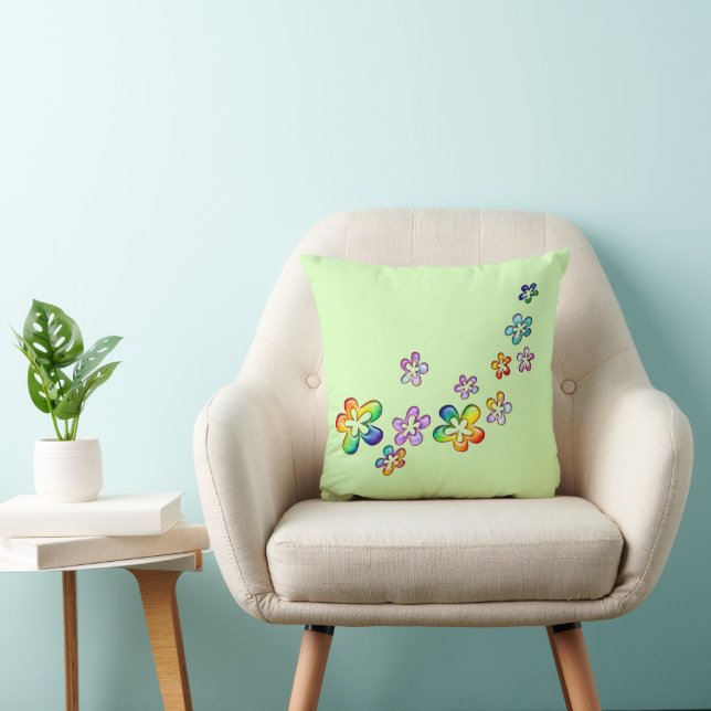 Flower Power Floating Blossoms 1 Cushion (Chair)