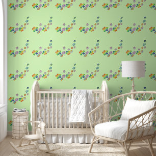 Flower Power Floating Blossoms 1c Wallpaper