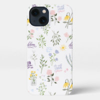 Flower Power Floral iPhone 13 case