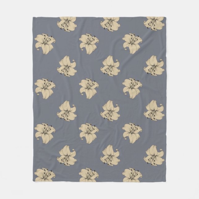 Flower Power | FP-01 |  Fleece Blanket (Front)