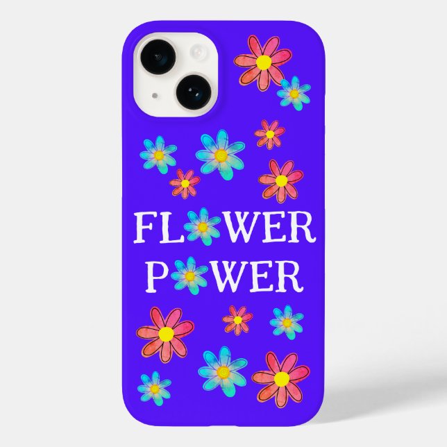 Flower Power Fun Case-Mate iPhone Case (Back)
