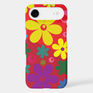 Flower power groovy iphone case