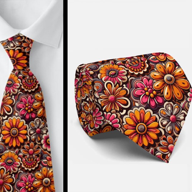 Flower Power Hippy Neck Tie (Creator Uploaded)