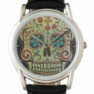 Flower-Power Hippy or Gothic Style  Watch