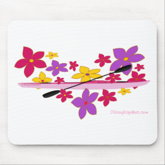 Flower Power Kayak Mouse Pad