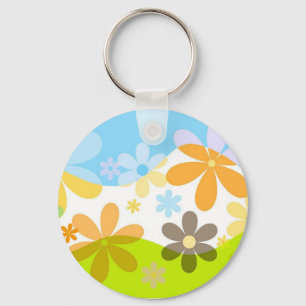 Flower Power Key Ring