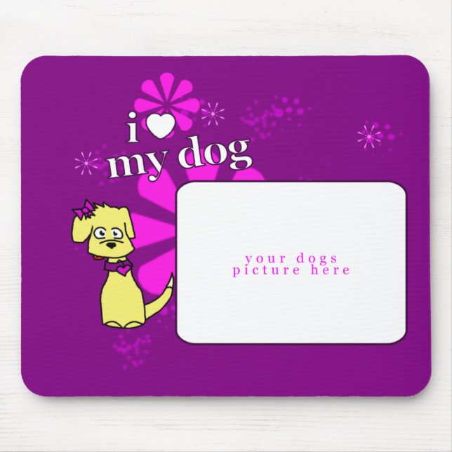 "Flower Power" Kiley + Custom Photo Mousepad (Front)