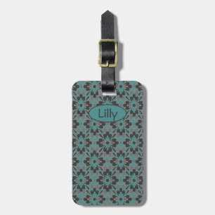 Flower Power Luggage Tag