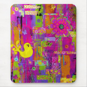 Flower Power Mouse Pad