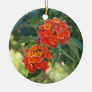 Flower Power & Nature Ornament - Red Lantanas