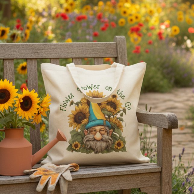 Flower Power on the Go Tote Bag (Creator Uploaded)