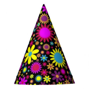 Flower Power Party Hat