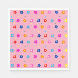 Flower Power Party Napkin