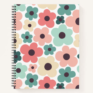Flower Power Pattern Notebook