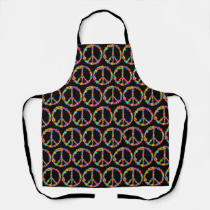 Flower Power Peace Apron