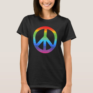 Flower Power Peace Hippie Love 60s 70s Costume Ret T-Shirt
