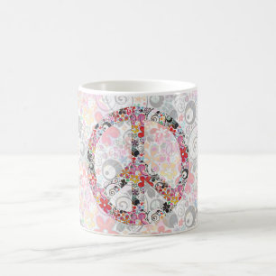 Flower Power Peace I   FlowerPower light Coffee Mug