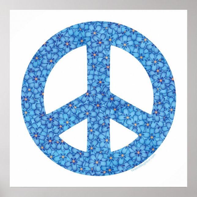 Flower Power Peace Sign (Front)