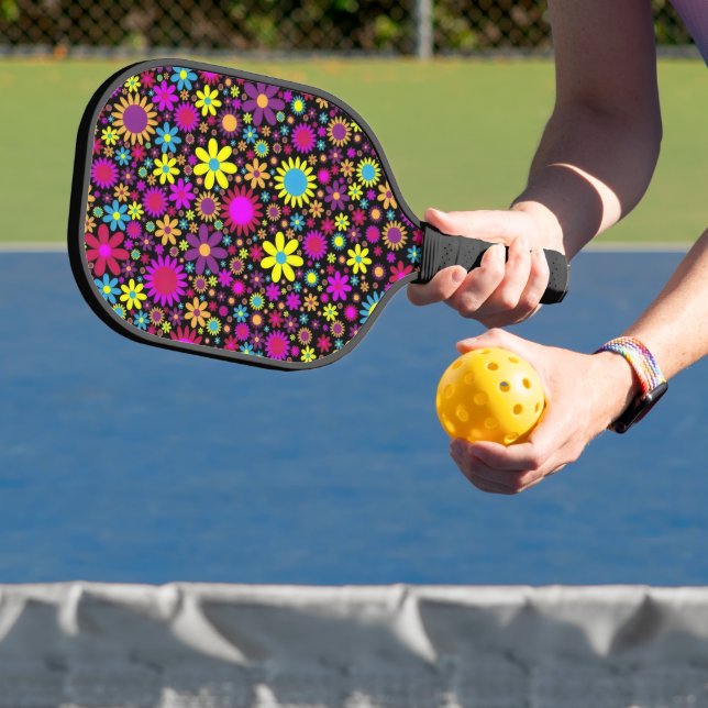 Flower Power Pickleball Paddle (Insitu)