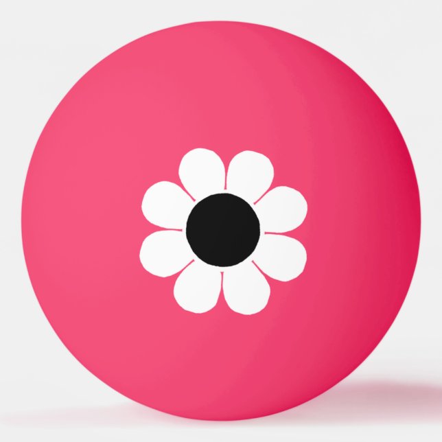 Flower Power Ping Pong Ball (Front)