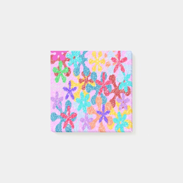 Flower Power Post-it Notes (Front)