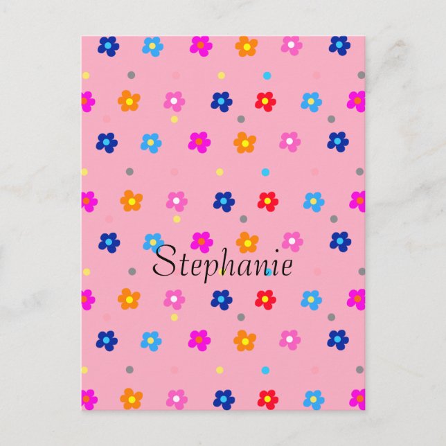 Flower Power Postcard (Front)