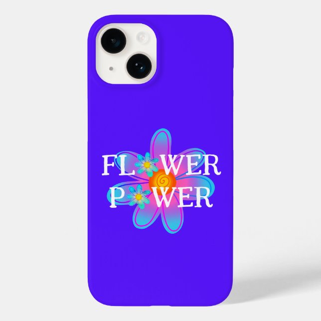 Flower Power Purple Case-Mate iPhone Case (Back)