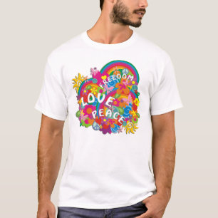 Flower Power Rainbow T-Shirt
