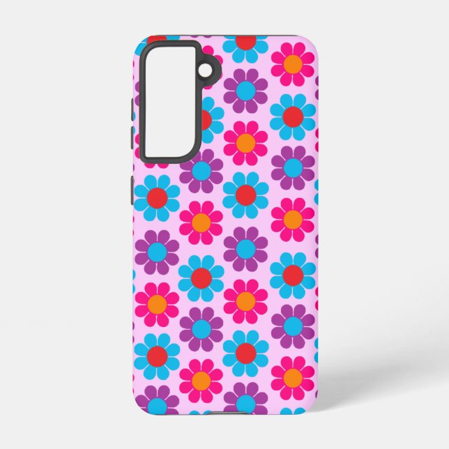 Flower Power Samsung Galaxy S21 Case (Back)