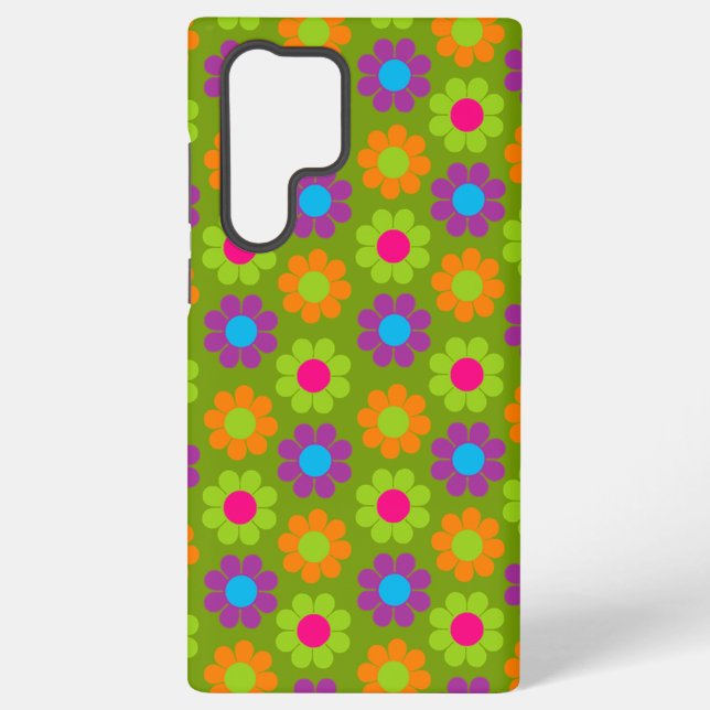 Flower Power Samsung Galaxy S22 Ultra Case (Back)