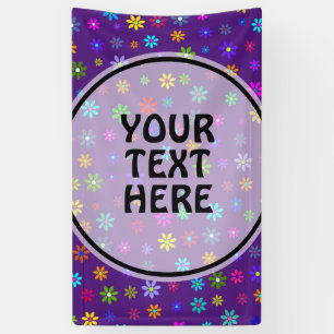 Flower Power Shower - coloured pattern 1 Banner