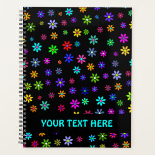 Flower Power Shower - coloured pattern 1 Planner