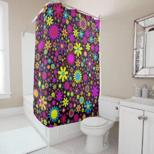 Flower Power Shower Curtain