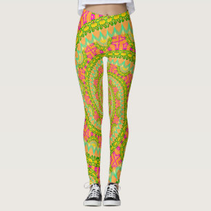 Flower Power Spiral SUNNY Leggings