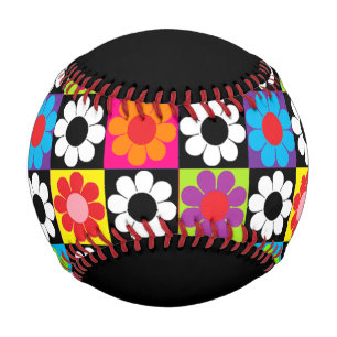Flower Power Squares Baseball
