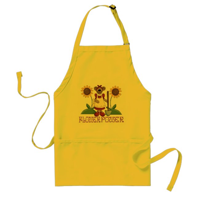 Flower Power Standard Apron (Front)